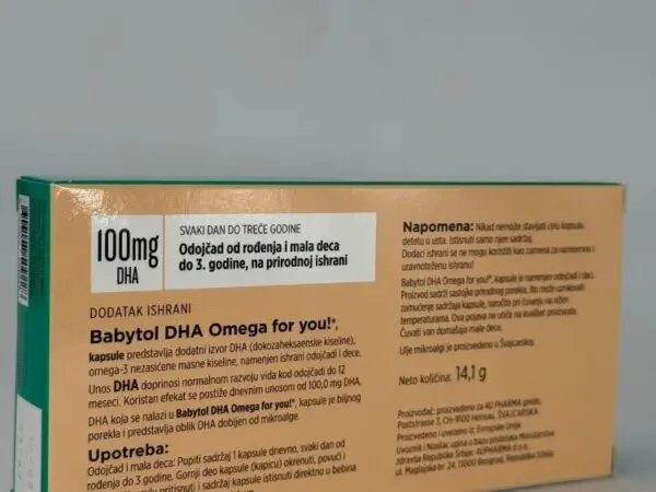 Babytol D3 + DHA Omega 30 twist-off kapsula