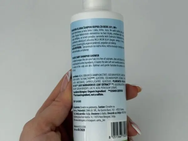 AZETA BIO ORGANSKA BABY ULJANA KUPKA/SAMPON 0+ 200ml
