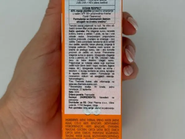 AVENE SUN KREMA SPF 50+ 50ml