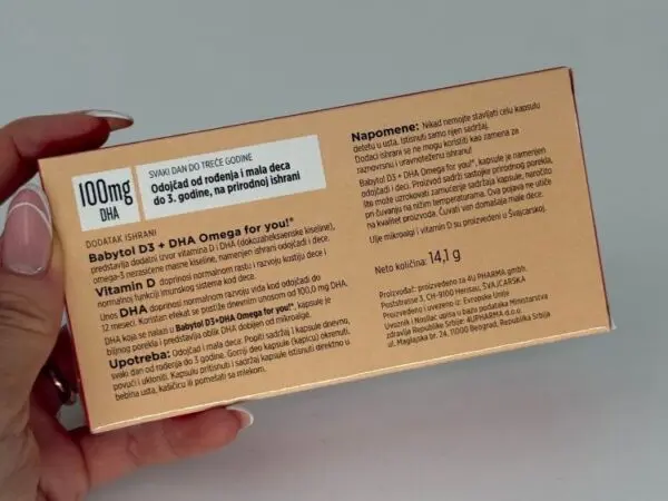 Babytol D3 + DHA Omega 30 twist-off kapsula