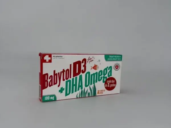 Babytol D3 + DHA Omega 30 twist-off kapsula