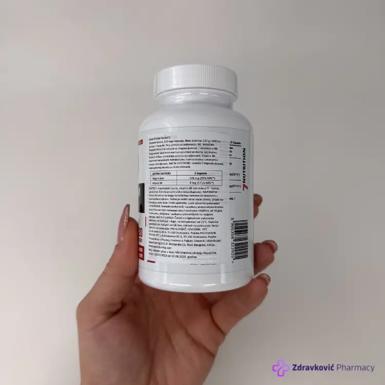 7 Nutrition Magnesium Taurate 120 kapsula