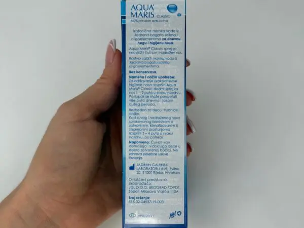 AQUA MARIS CLASSIC SPREJ ZA NOS