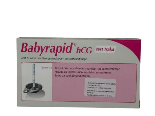 BABYRAPID HCG TEST ZA RANO UTVRĐIVANJE TRUDNOĆE TRAKA