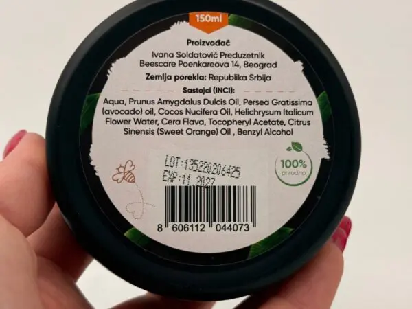 BEE'S CARE PUTER ZA TELO POMORANDZA 150 ml