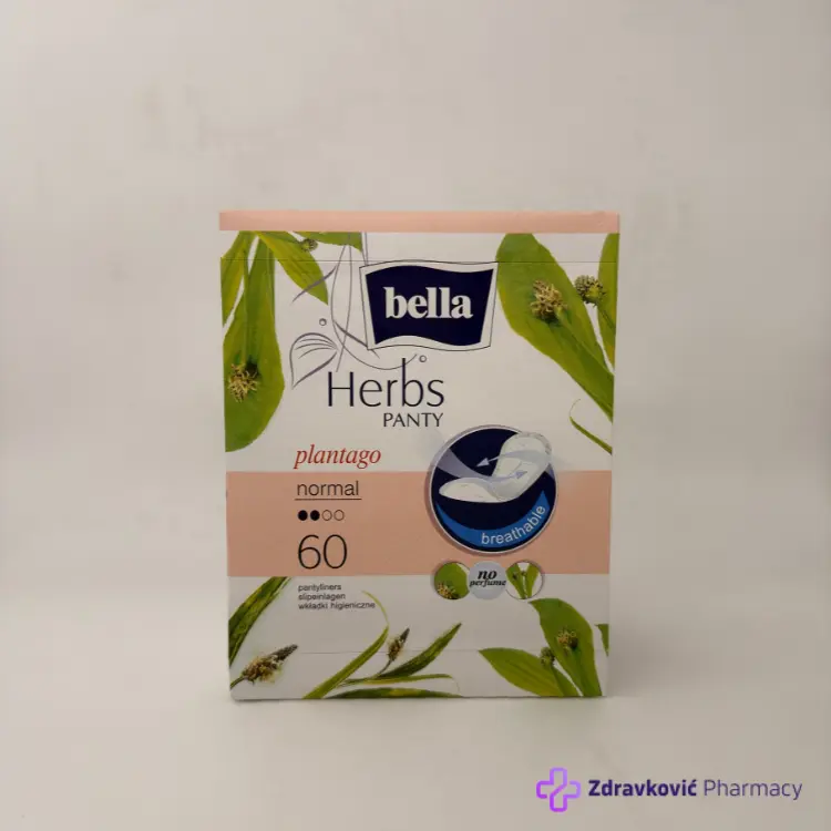 BELLA HERBS SENSITIVE PLANTAGO DNEVNI ULOŠCI 60komada
