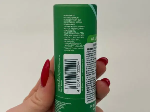 BEN & ANNA NATURAL DEZODORANS MINT 40 g