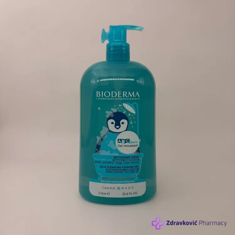 BIODERMA ABCDERM GEL ZA KUPANJE 1L