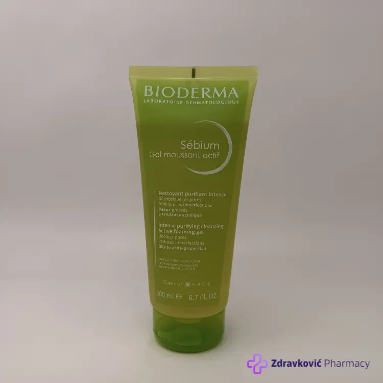 BIODERMA SEBIUM GEL ACTIF ZA UMIVANJE 200ml
