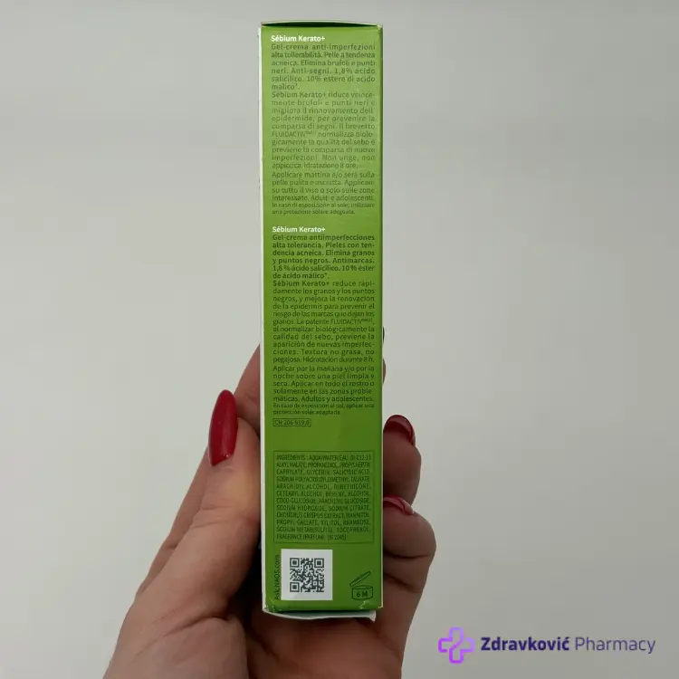 BIODERMA SEBIUM KERATO+ GEL-KREMA 30ml - Slika 3