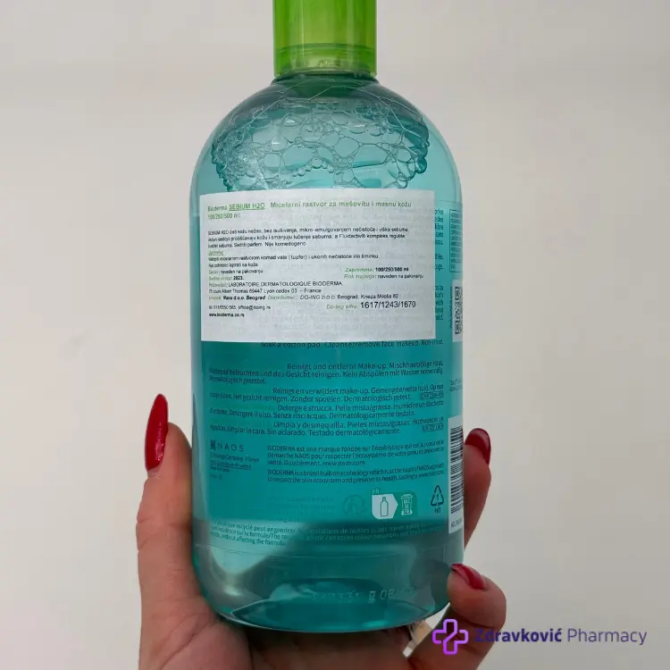 BIODERMA SEBIUM MICELARNI LOSION 500ml