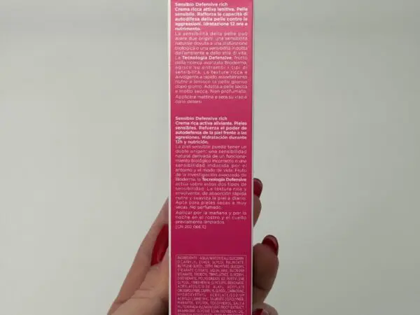 BIODERMA SENSIBIO DEFENSIVE RICH KREMA ZA OSETLJIVU KOZU - 40ml