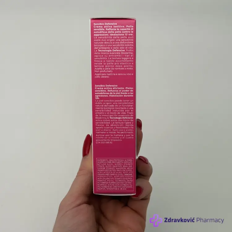 BIODERMA SENSIBIO DEFENSIVE UMIRUJUĆA KREMA 40-ml