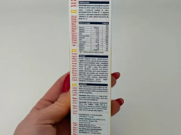 BIOFAR MULTIVITAMINES 20 šumećih tableta