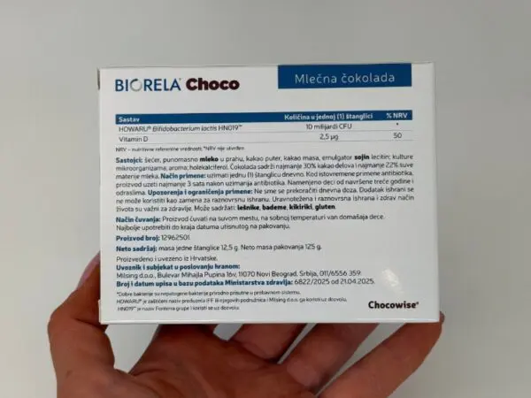 BIORELA CHOCO 10 štanglica