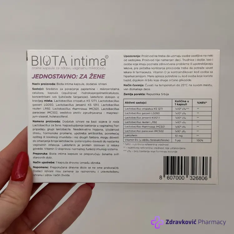 BIOTA INTIMA 15kapsula