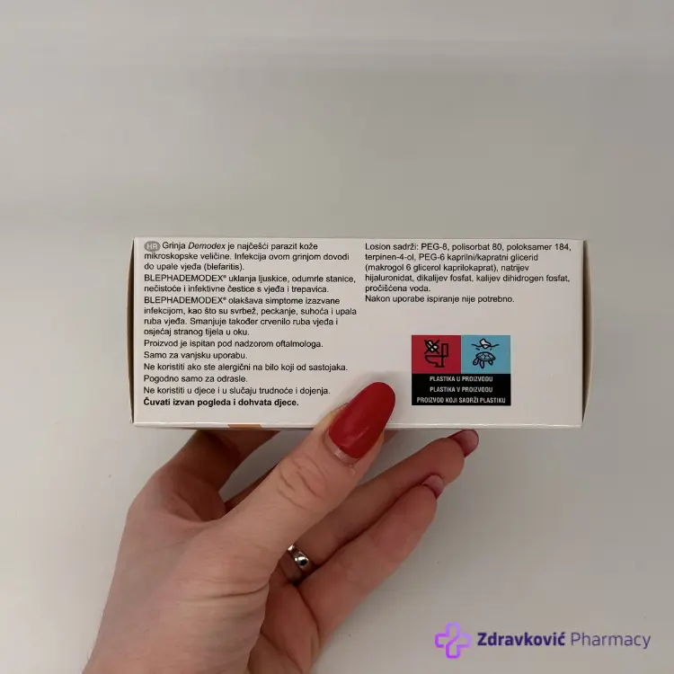 BLEPHADEMODEX KRPICE ZA ČIŠČENJE OKA 30 komada