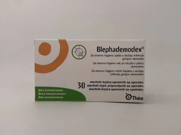 BLEPHADEMODEX KRPICE ZA ČIŠČENJE OKA 30komada