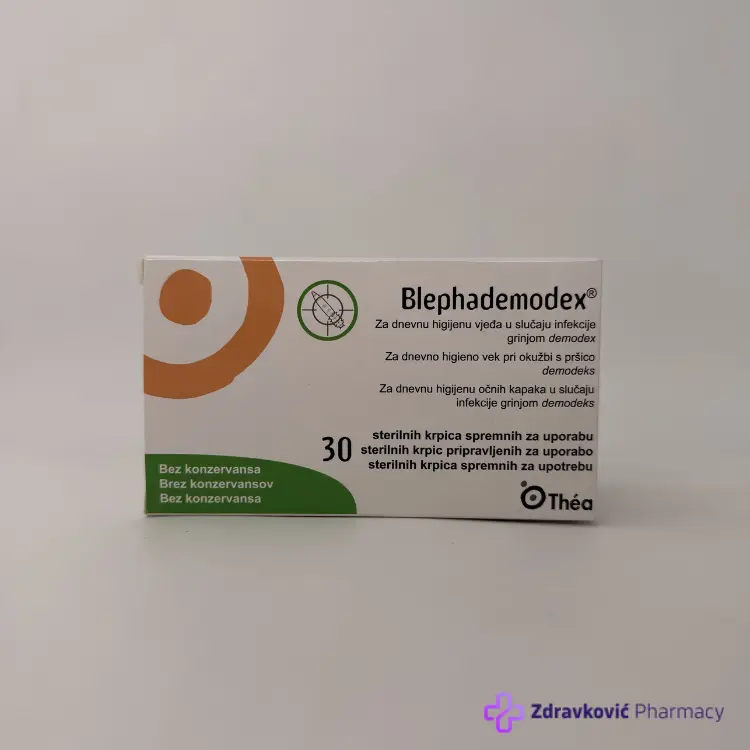 BLEPHADEMODEX KRPICE ZA ČIŠČENJE OKA 30komada