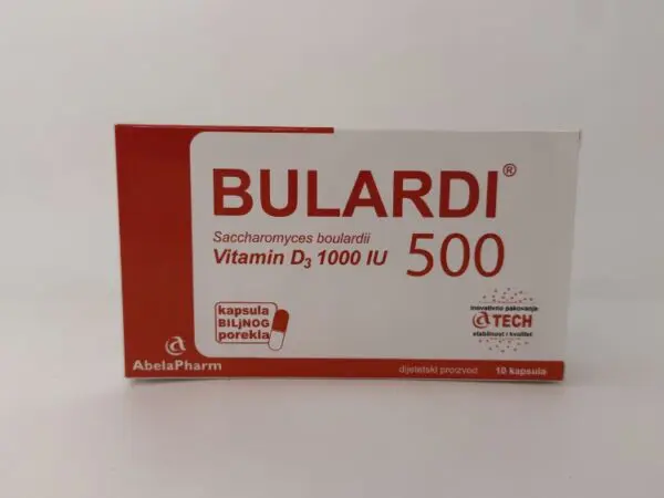 BULARDI 500 +VIT D3 1000 IU -10kapsula