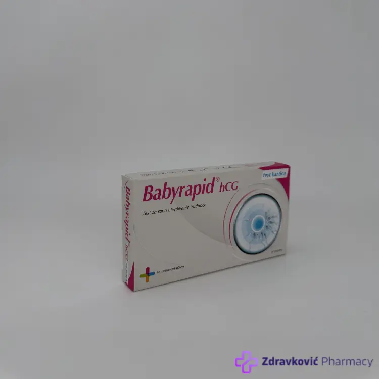 Babyrapid Test za trudnoću hCG, kartica - Slika 3