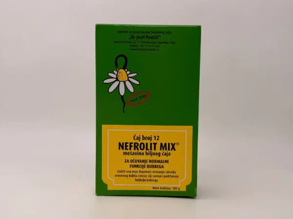 ČAJ BROJ 12 -NEFROLIT MIX- ZA OČUVANJE NORMALNE FUNKCIJE BUBREGA 100g IJP