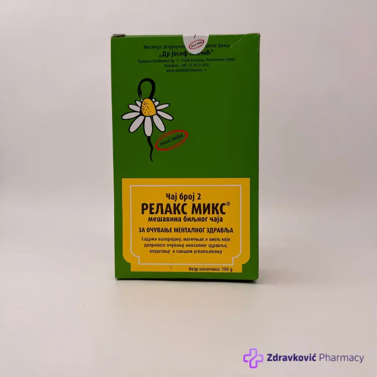 ČAJ BROJ 2 -RELAX MIX- ZA UMIRENJE 100g IJP