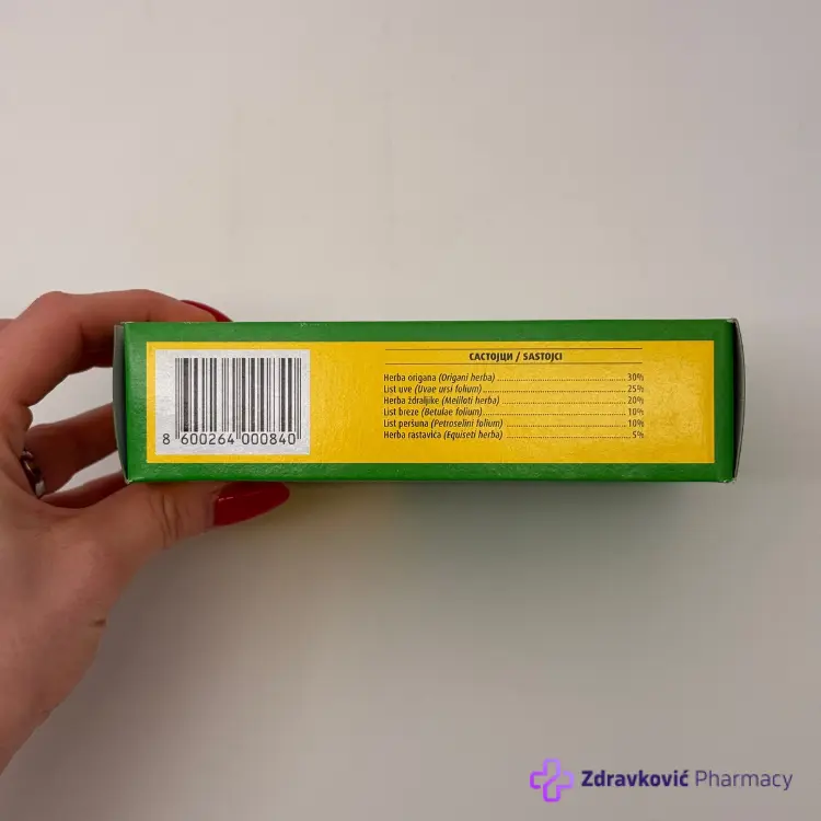 ČAJ BROJ 84 -UROMIX- ZA OČUVANJE ZDRAVLJA MOKRAĆNIH PUTEVA 100 g IJP
