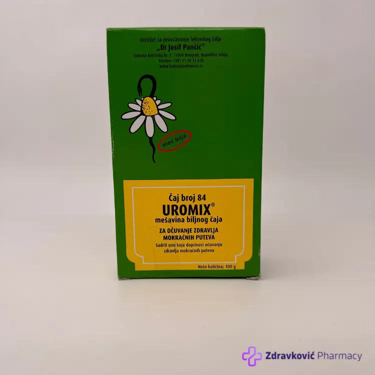 ČAJ BROJ 84 -UROMIX- ZA OČUVANJE ZDRAVLJA MOKRAĆNIH PUTEVA 100g IJP