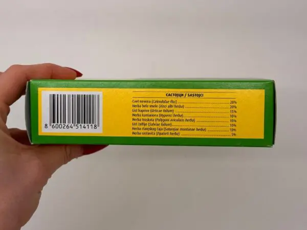 ČAJ BROJ 98 CALENDULAE COMPOSITUM (ZA IMUNITET).100 g IJP