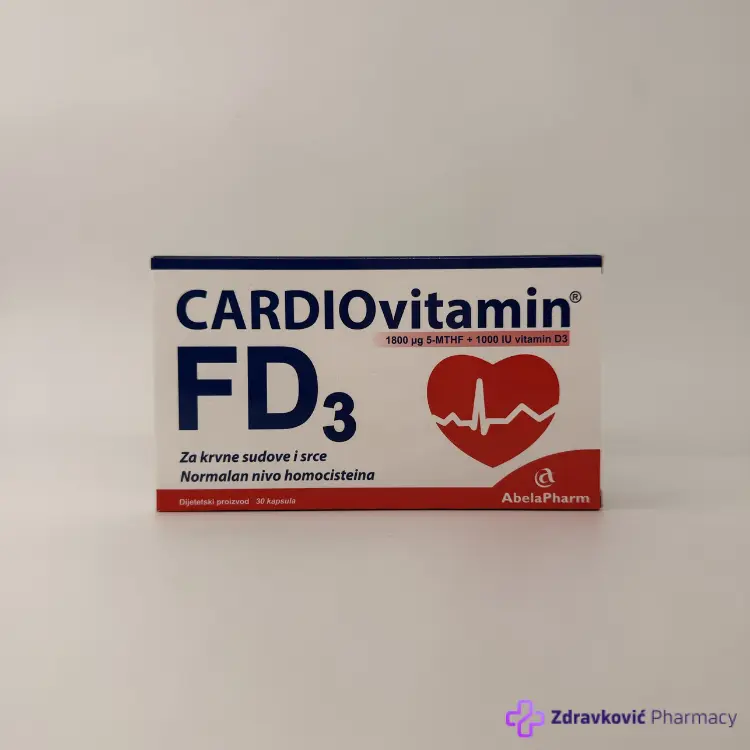 CARDIOVITAMIN FD3 30 kapsula