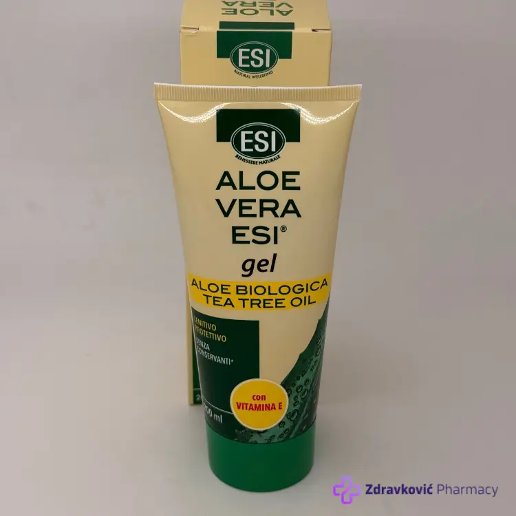 ESI Aloe Vera gel sa vitaminom E i uljem ajevca 200ml - Zdravkoteka