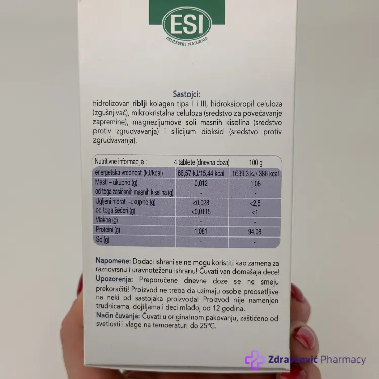 ESI BioCollagenix Lift 120 tableta - Slika 3