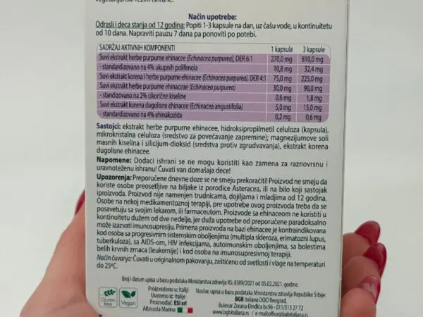 ESI ECHINAID EHINACEA 605mg 60 kapsula