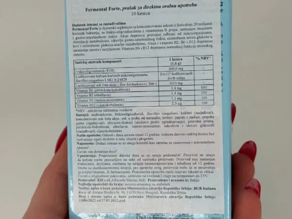 ESI FERMENTAL FORTE PRAŠAK -10 kesica