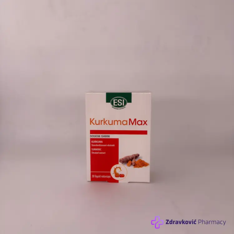 ESI KURKUMA MAX NATURCAPS LIQUID 30 kapsula