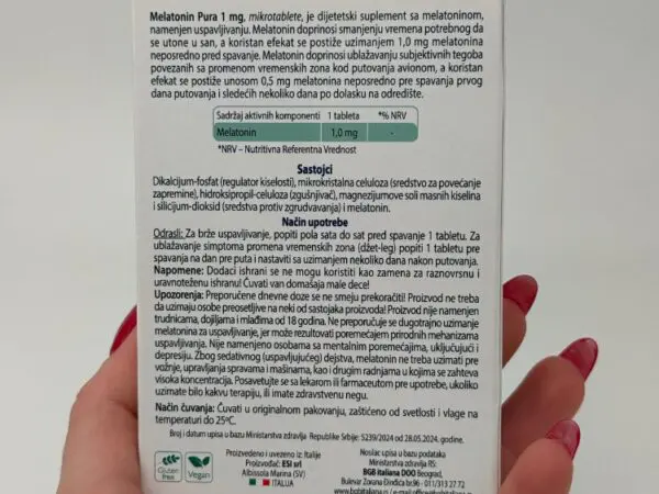 ESI MELATONIN 1mg 60tableta
