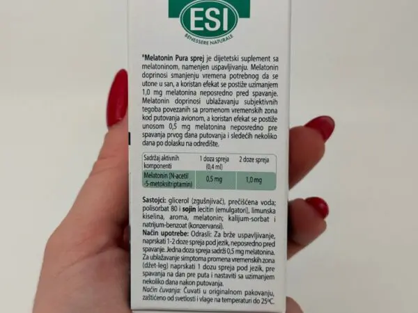 ESI MELATONIN SPRAY 50-doza