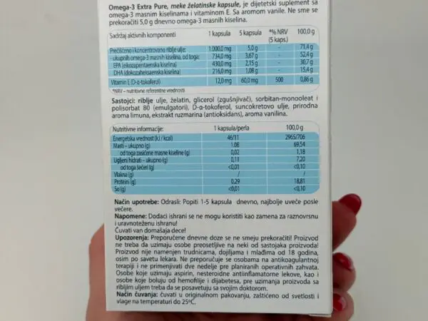 ESI Omega3 extra pure 50kapsula