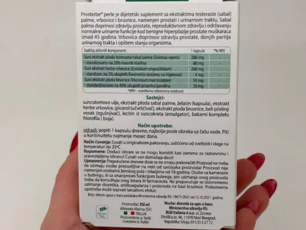 ESI PROSTERBE 30kapsula