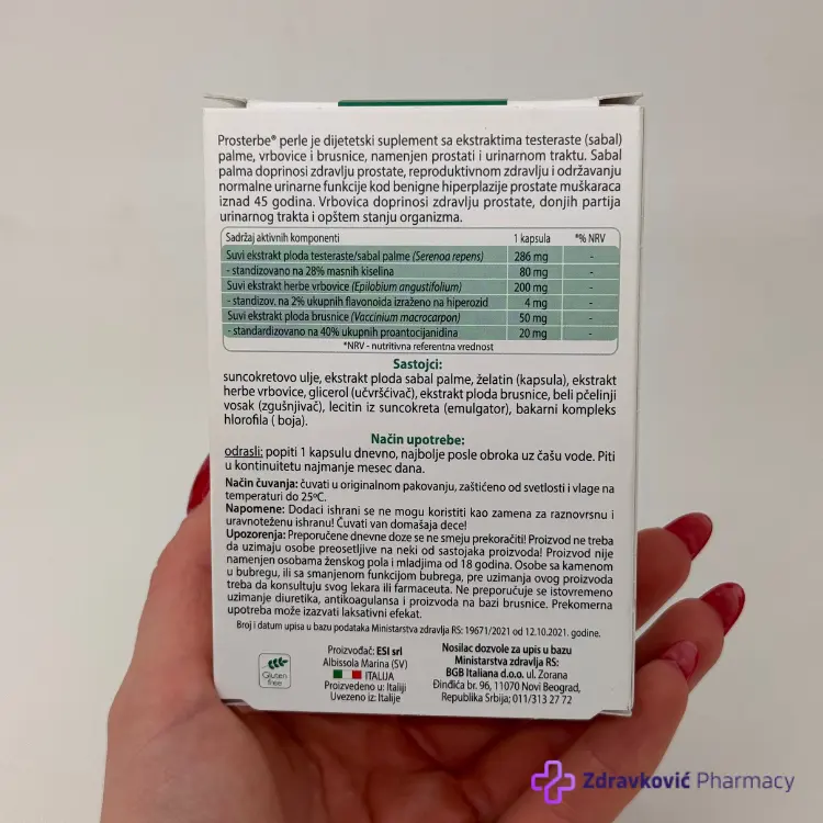 ESI PROSTERBE 30kapsula