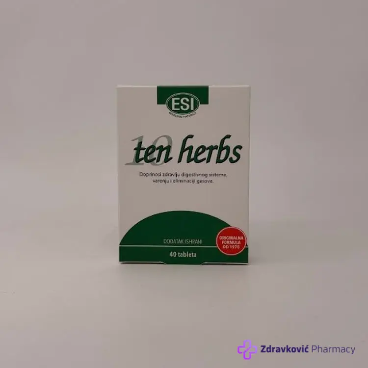 ESI TEN HERBS 40 tableta