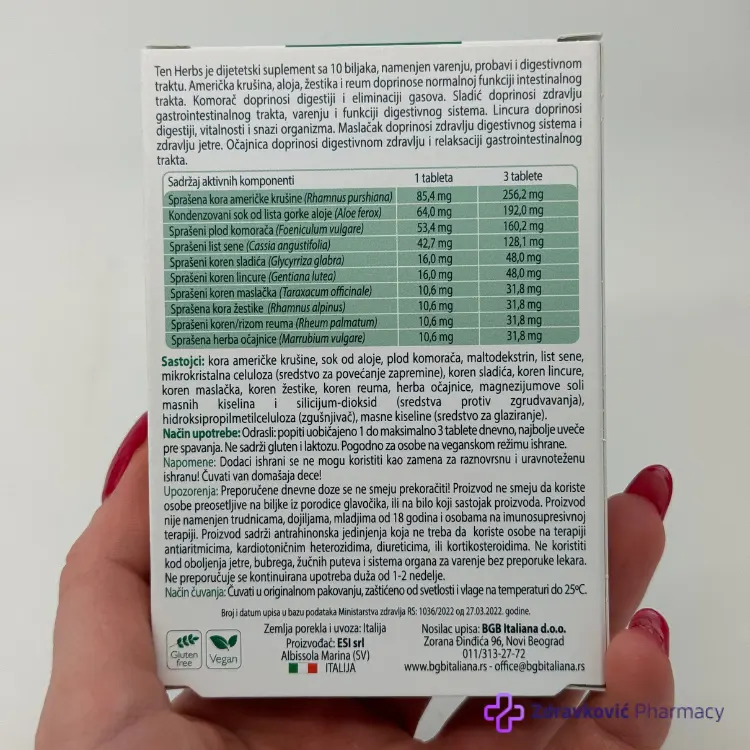 ESI TEN HERBS 40tableta