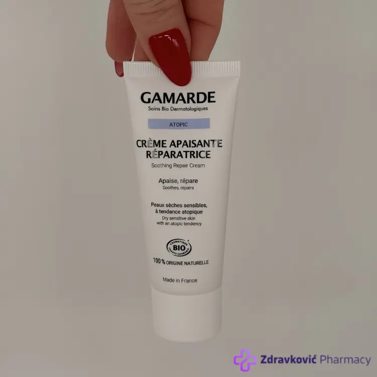 GAMARDE Umirujuća krema za lice za atopičnu kožu 40 ml 3426 - Slika 2