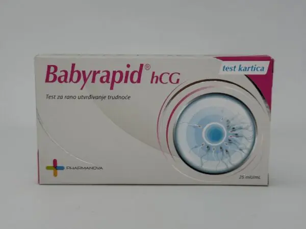 Babyrapid Test za trudnoću hCG, kartica