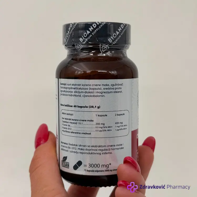 Bioandina Premium Mix Maca Complex - 60 kapsula
