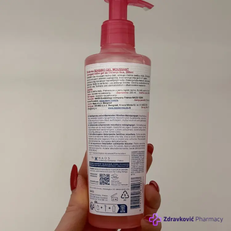 Bioderma Sensibio gel moussant 200 ml