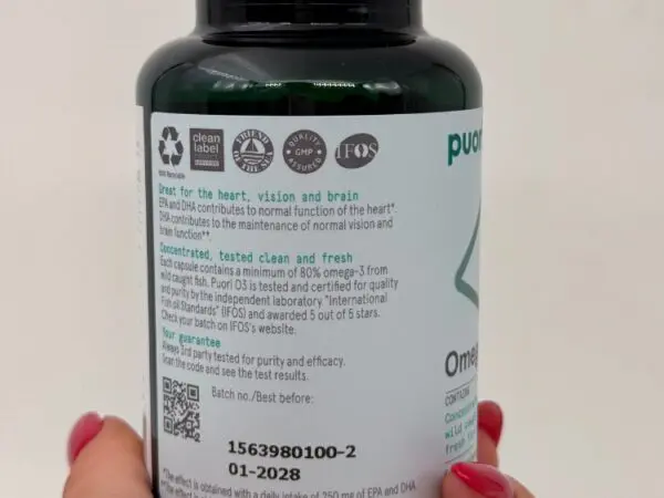 PUORI O3 - Visoko koncentrovano ultra čisto omega 3 riblje ulje 120 kapsula