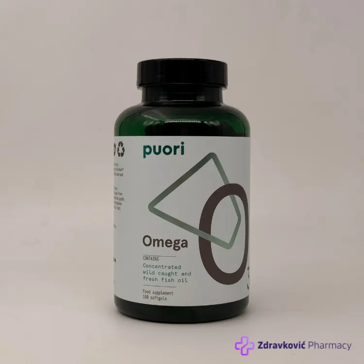PUORI O3 - Visoko koncentrovano ultra čisto omega 3 riblje ulje - 180 kapsula