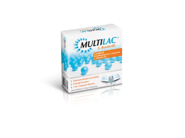 Multilac S. Boulardii, 10 kapsula